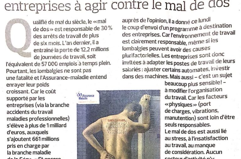 Article Figaro sur les TMS
